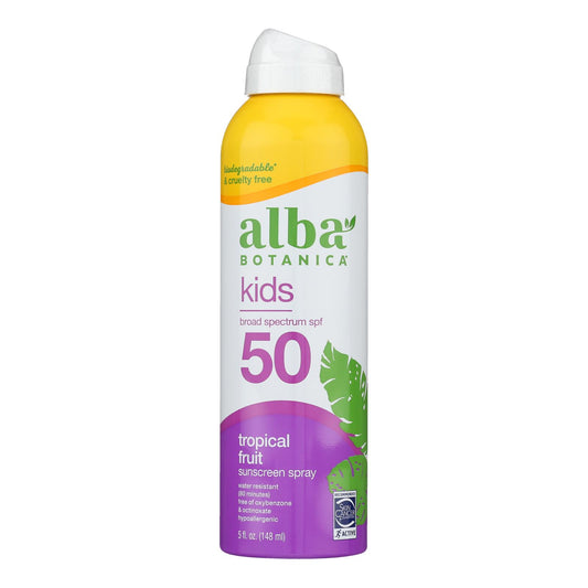 Alba Botanica Sunscreen Spray Kids Spf 50, 5 fl. oz.