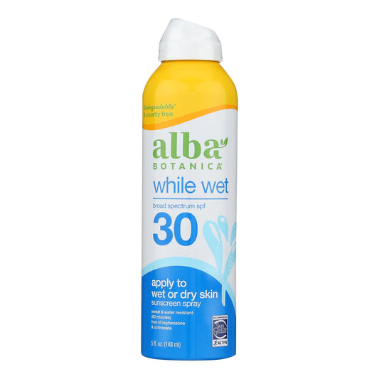 Alba Botanica Sunscreen Spray Whole Wet SPF 30, 5 fl. oz.