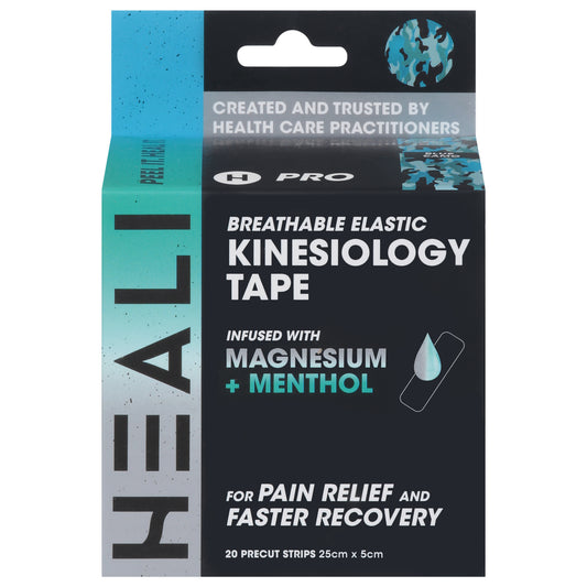 Heali Kinesiology Tape w/ Magnesium & Menthol