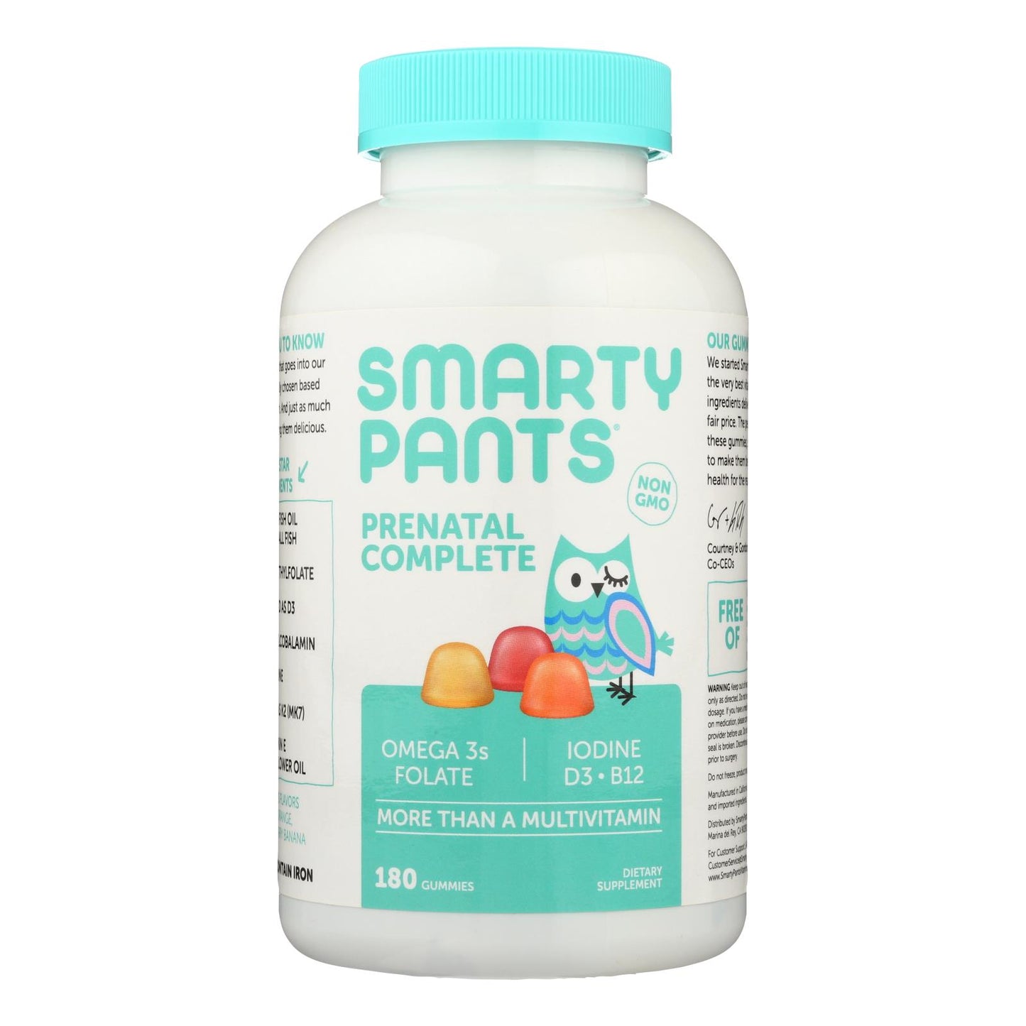 Smartypants Prenatal Complete Gummy Vitamins, 180 Ct