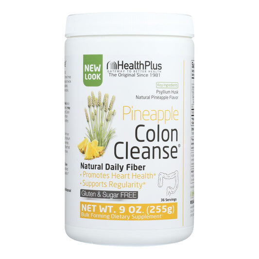 Health Plus Colon Cleanse with Stevia, Pineapple, 9 oz.