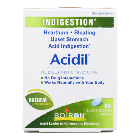 Boiron Acidil Digestive Relief Meltaway Tablets, 60 ct.