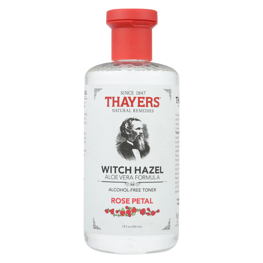 Thayers Witch Hazel Alcohol Free Toner, Rose Petal, 12 Fl Oz