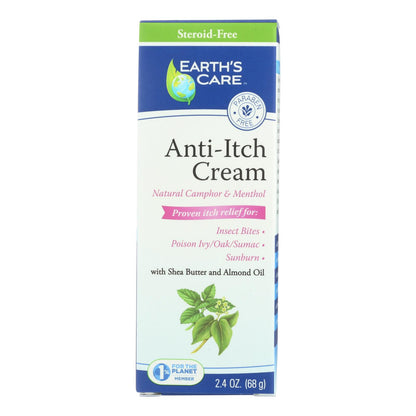 Earth's Care Anti-itch Cream - 2.4 Oz