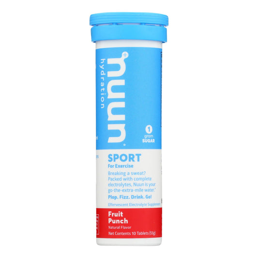 Nuun Hydration Active Electrolyte Drink Tablets, Fruit Punch, 80 ct.