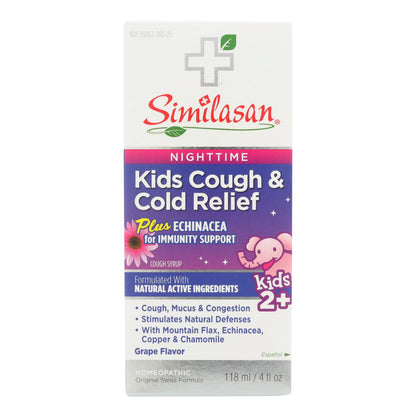 Similasan Kid's Cold Syrup - Fever Relief - 4 Fl Oz