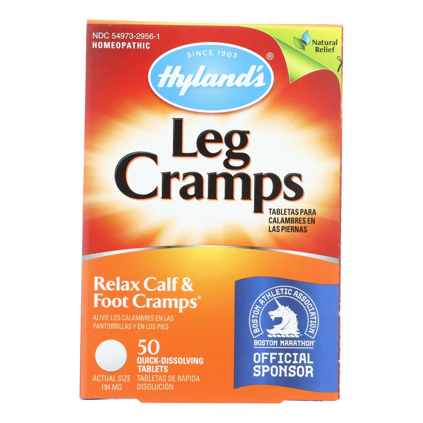Hyland's Leg Cramps - 50 Quick Disolving Tablets