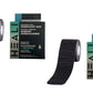 Heali Pro Kinesiology Tape Infused with Magnesium & Menthol, Black Zebra, 40 Pre-Cut Strips