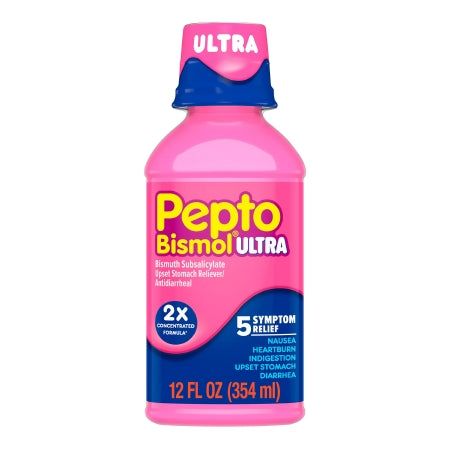 Pepto Bismol Ultra Strength 5 Symptom Relief, 12 fl. oz.