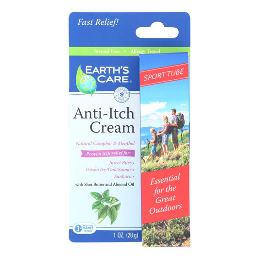 Earth's Care Anti-itch Cream with Shea Butter & Almond Oil, 1 Oz