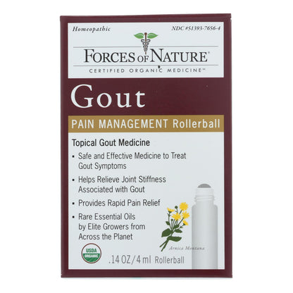 Forces Of Nature - Gout Pain Management - 1 Each - 4 Ml