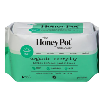 The Honey Pot - Pantiliner Everyday Herbal, 30 ct