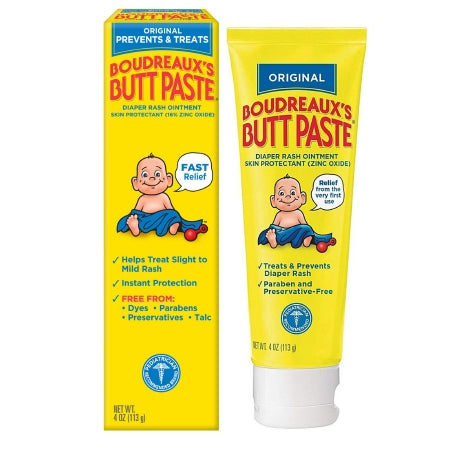 Diaper Rash Treatment Boudreaux's Butt Paste? 4 oz. Tube Scented Cream (EA)