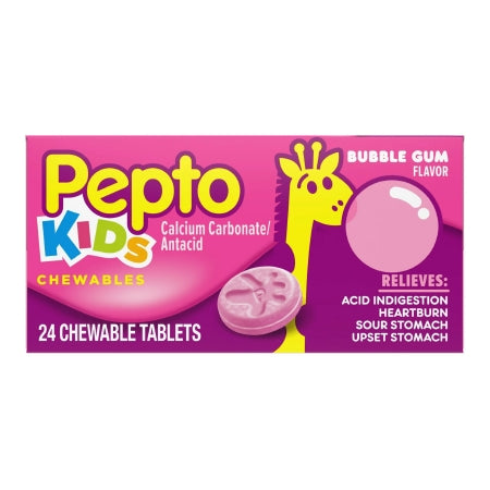 Children's Pepto 400 mg Strength Chewable Tablets, 24 ct.