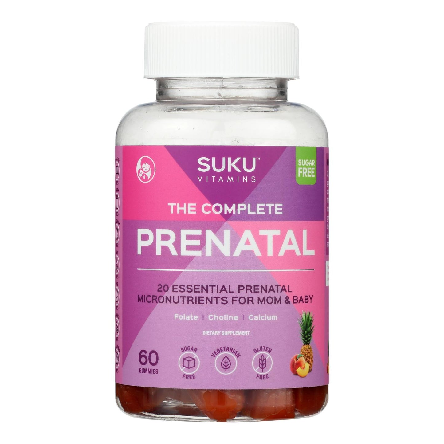 Suku Vitamins The Complete Prenatal Gummy, 60 ct