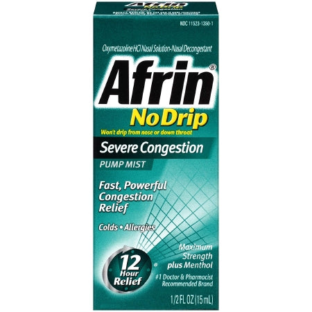 Sinus Relief Afrin? No Drip Severe Congestion 0.05% Strength Nasal Spray 15 mL (EA)