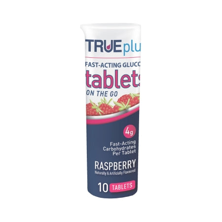 TRUEplus™ Raspberry Glucose Chewable Supplement, 10 ct.