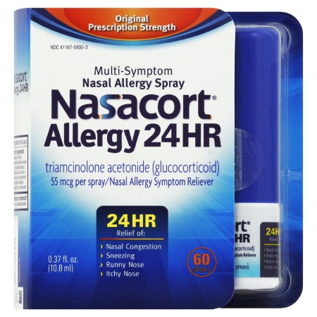 Nasacort Multi-Symptom 24HR Nasal Allergy Spray, 60 ct.