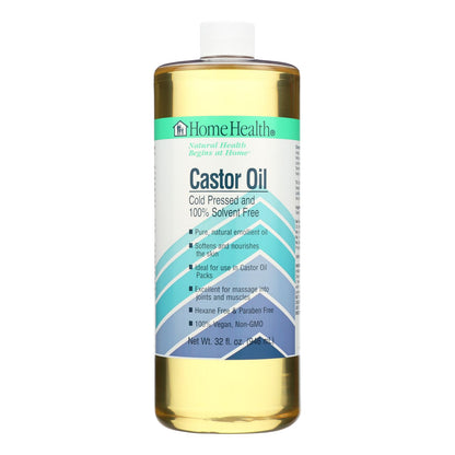 Home Health Castor Oil, 32 Fl Oz