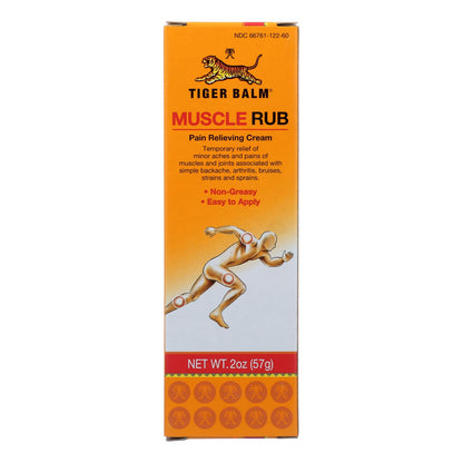 Tiger Balm Fast Relief Muscle Rub Topical Analgesic Cream - 2 Oz