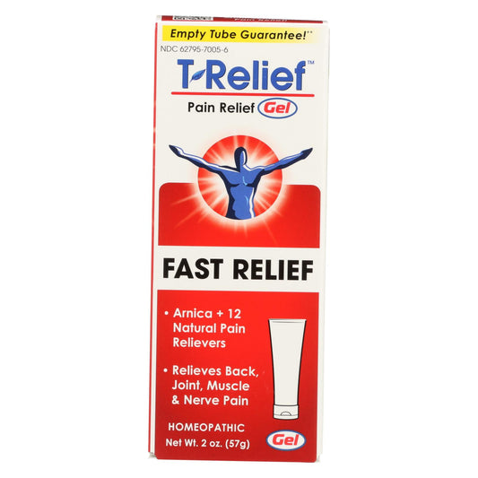 T-relief Pain Relief Gel Arnica Plus 12 Natural Ingredients 1.76 Oz