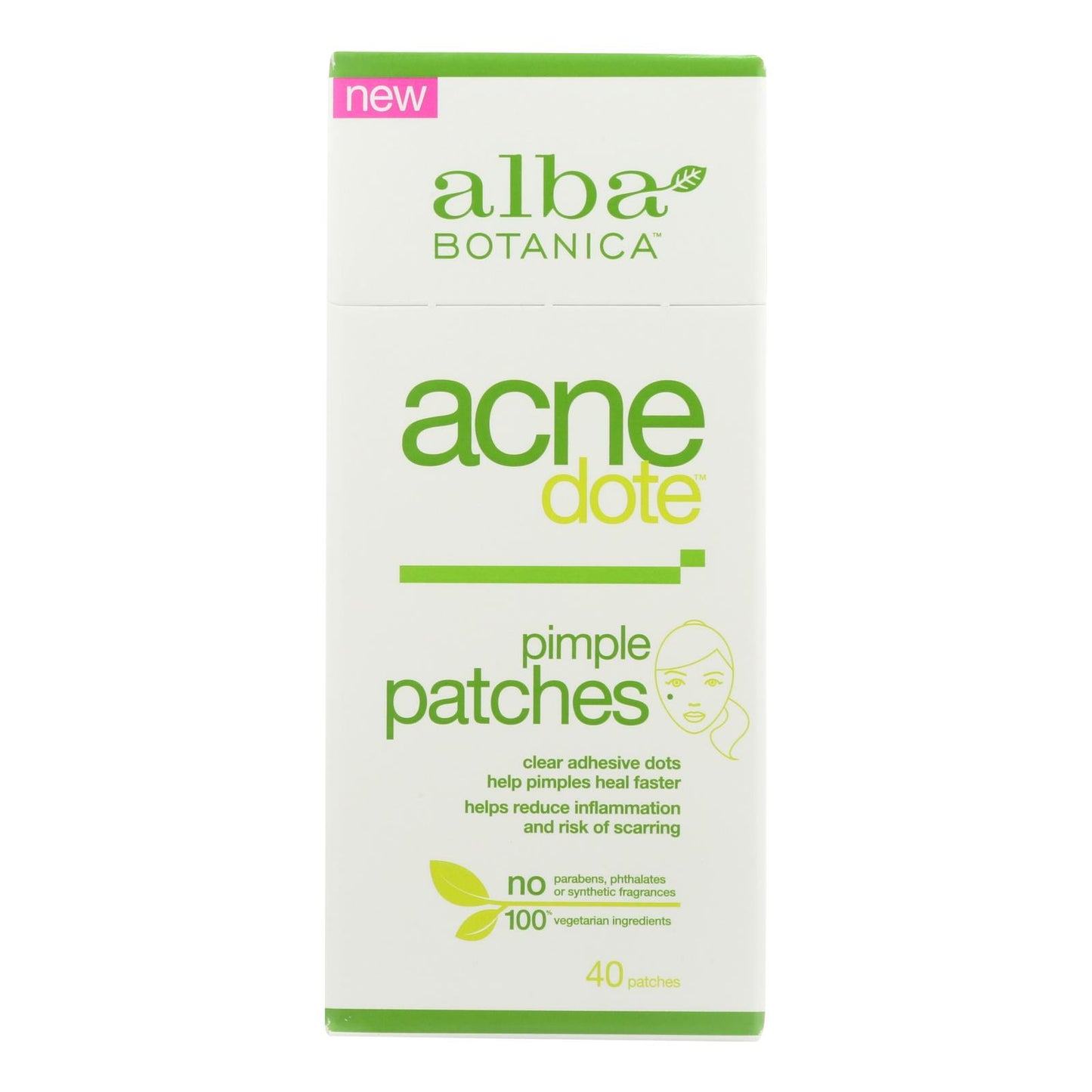 Alba Botanica Acne Pimple Patches, 40 Count
