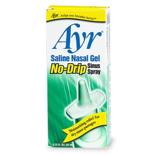Ayr No-Drip Saline Nasal Gel Sinus Spray, 0.75 oz.