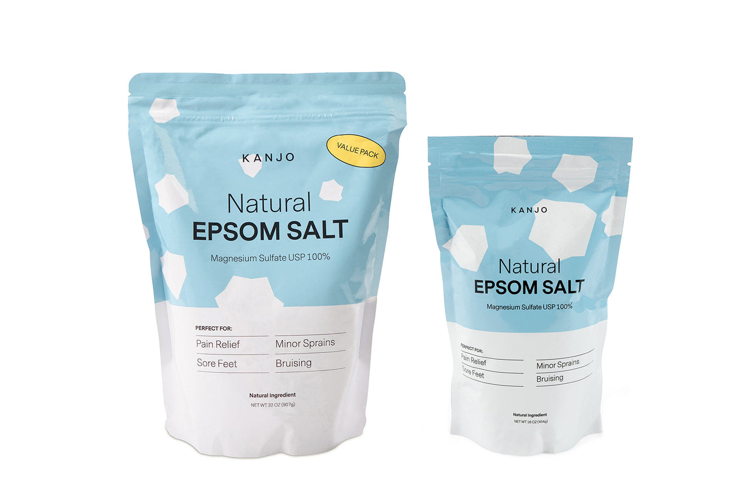 Paquete económico de sal de Epsom natural de Kanjo