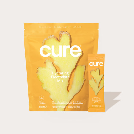 Cure Hydrating Electrolyte Mix, Ginger Turmeric