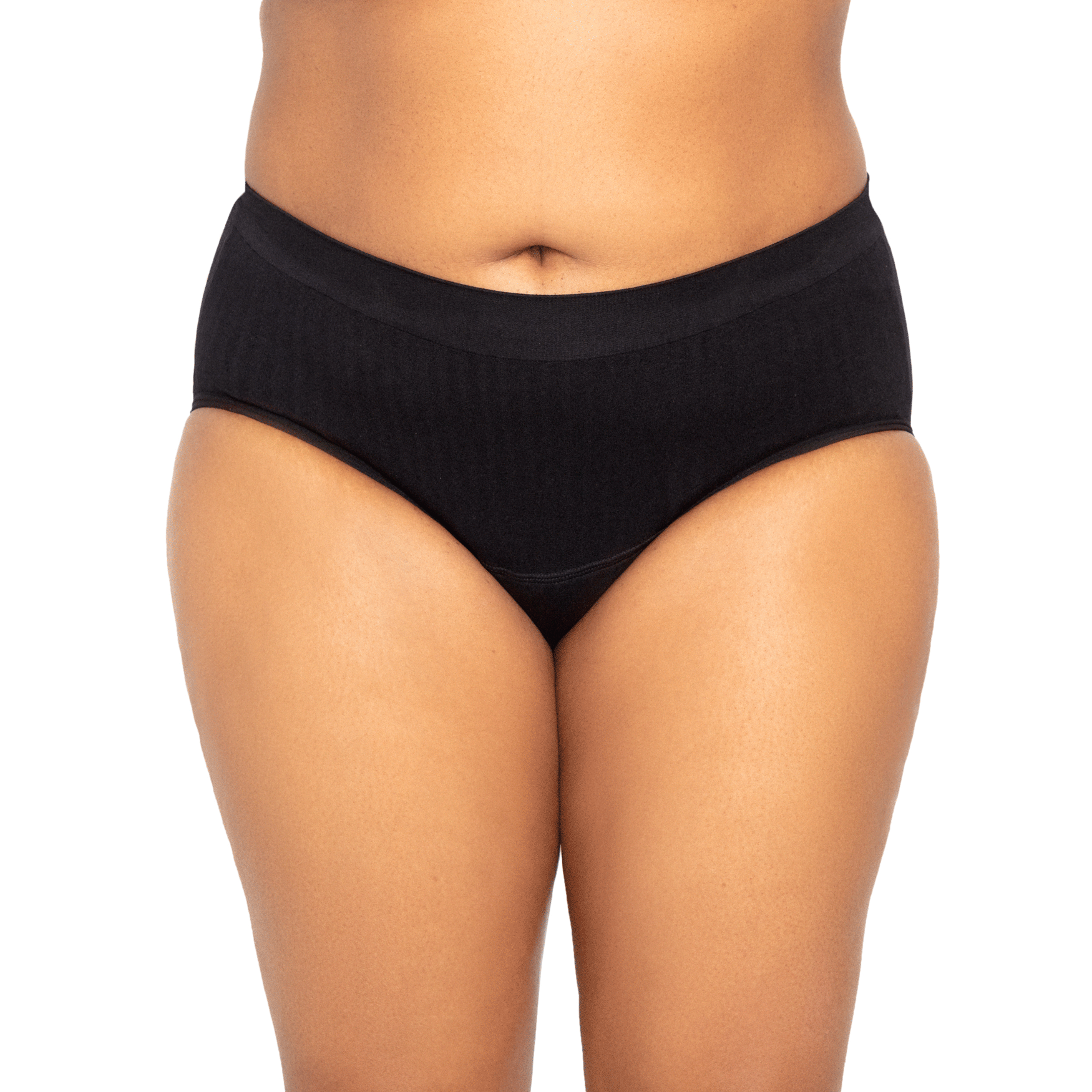  Sporty Stretch High Waisted Period Underwear, Organic Cotton  Gusset, Super-Absorbent for Heavy Flows