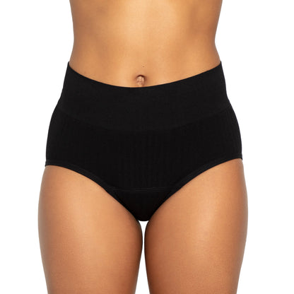 The High Waisted Period. in Sporty Stretch For Heavy Flows, XS - 2X