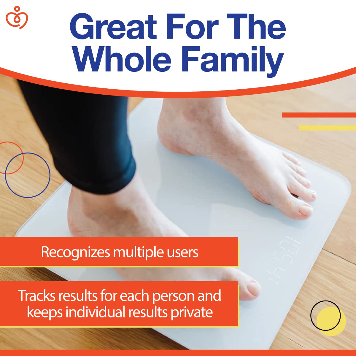 ttec Sensi Smart Scale with Body Composition and Sensitive Sensors