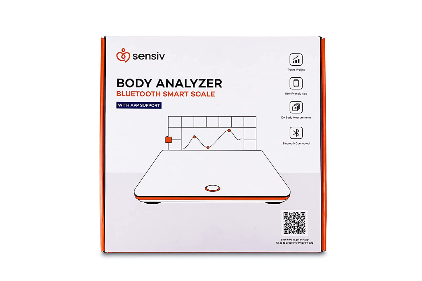 Sensiv Smart Scale with Body Composition and SensivSmart+ App (included)