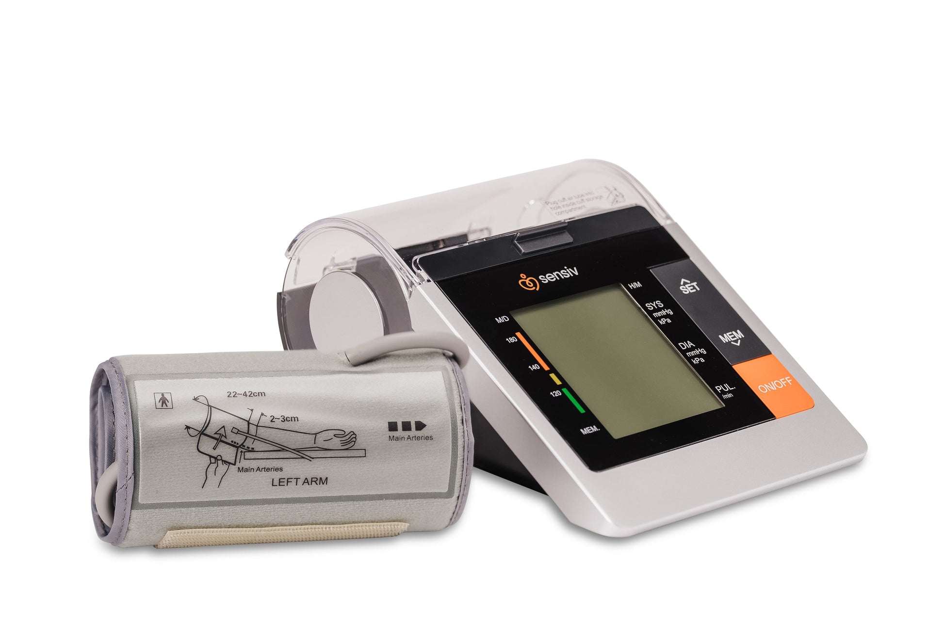 FSA-Approved Sensiv Upper Arm Blood Pressure Monitor with Storage