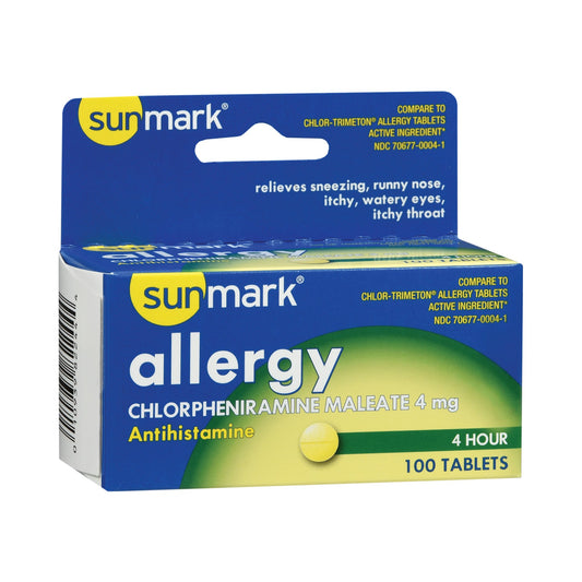 Sunmark® Chlorpheniramine Maleate Allergy Relief, 100 ct