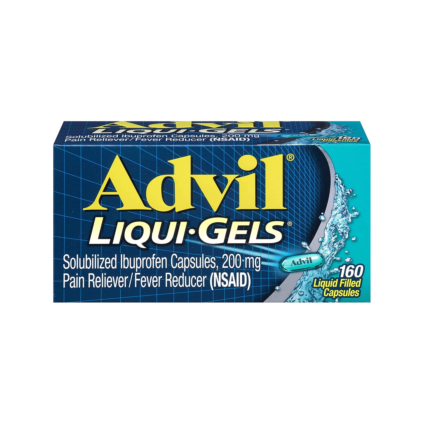Advil® Liqui-Gels® Ibuprofen Pain Relief, 200 mg, 160 capsules