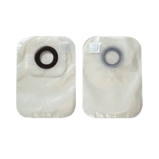 Karaya 5 One-Piece Closed End Transparent Colostomy Pouch, 12 Inch Length, 1-3/8 Inch Stoma, 30 ct