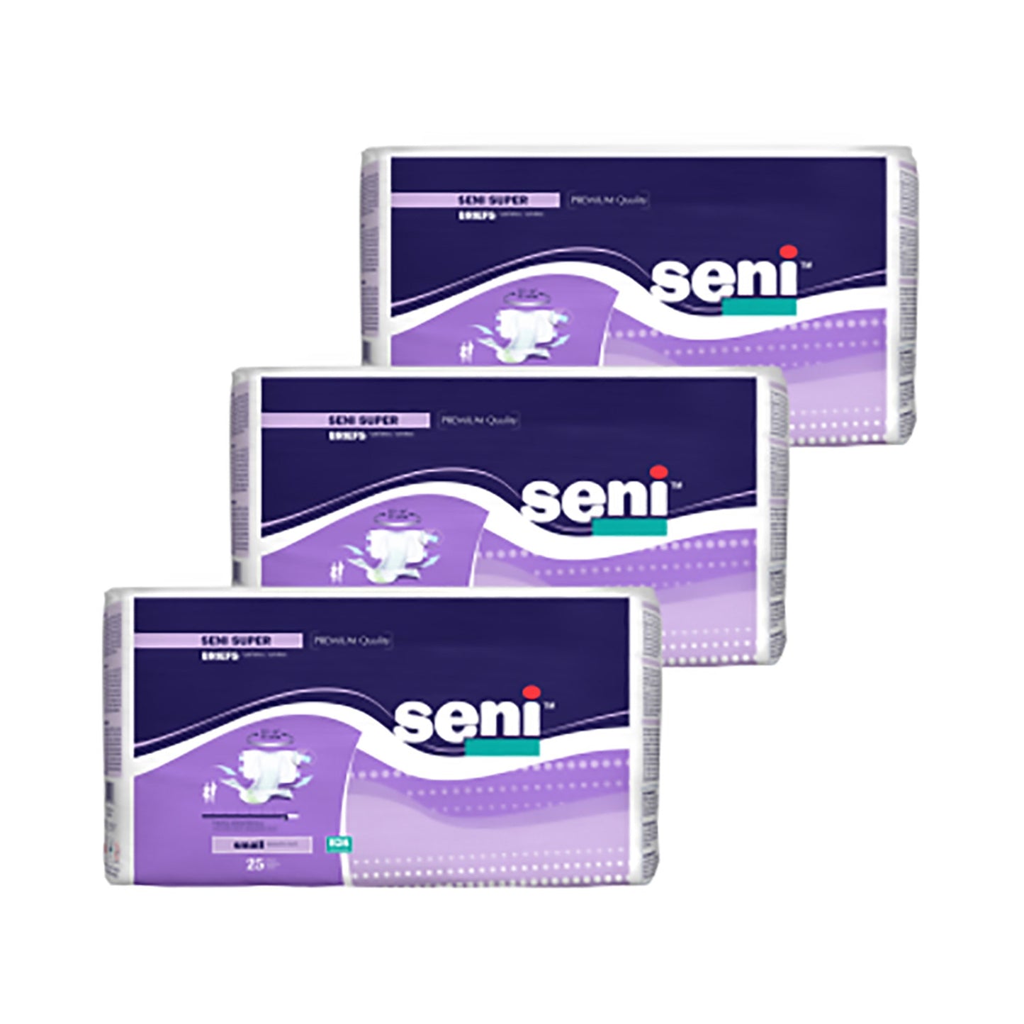 Seni® Super Heavy Absorbency Incontinence Brief, Small, 25 ct