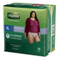 Depend FIT-FLEX Absorbent Underwear, X-Large, Tan, 45" to 54" Waist, 15 ct