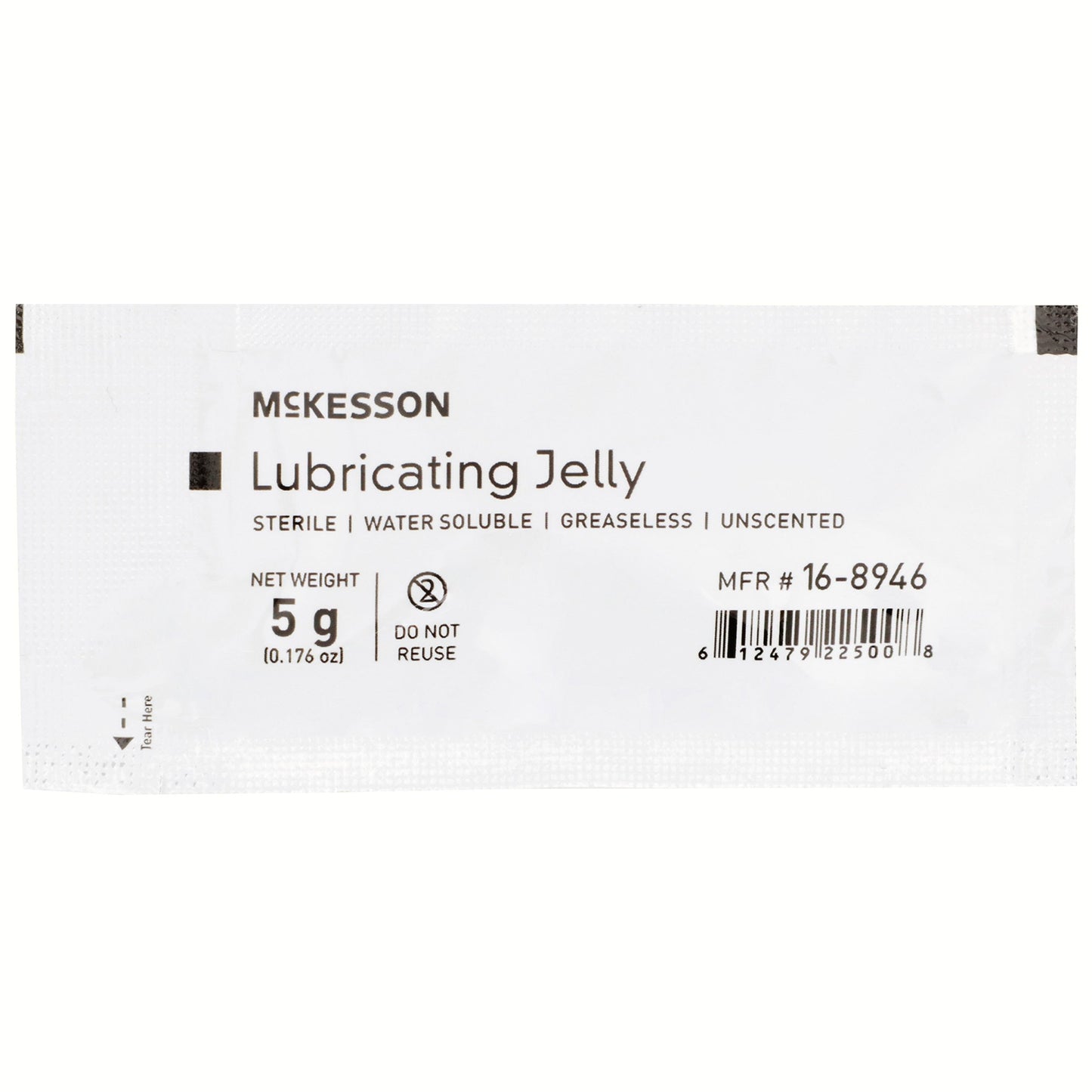 McKesson Lubricating Jelly, 5-gram Packet, 864 ct