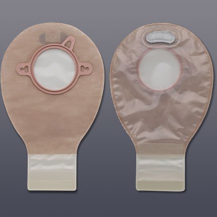 New Image™ Two-Piece Drainable Transparent Filtered Ostomy Pouch, 7 Inch Length, 2.25 Inch Flange, 20 ct