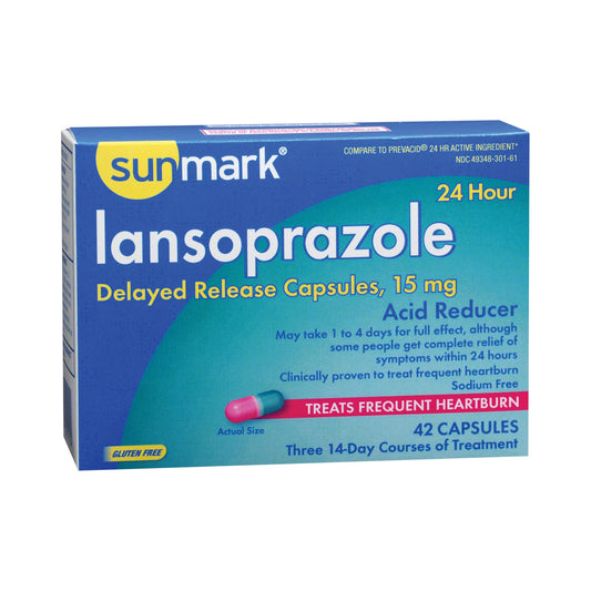 Sunmark® Lansoprazole Antacid, 42 ct