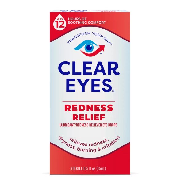 Clear Eyes Redness Relief Eye Drops, 0.5 fl. oz.