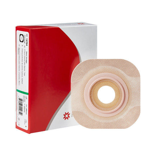 Ostomy Barrier New Image™ Flextend™ Precut, Extended Wear Adhesive Tape 44 mm Flange Green Code System Hydrocolloid 1 Inch Opening