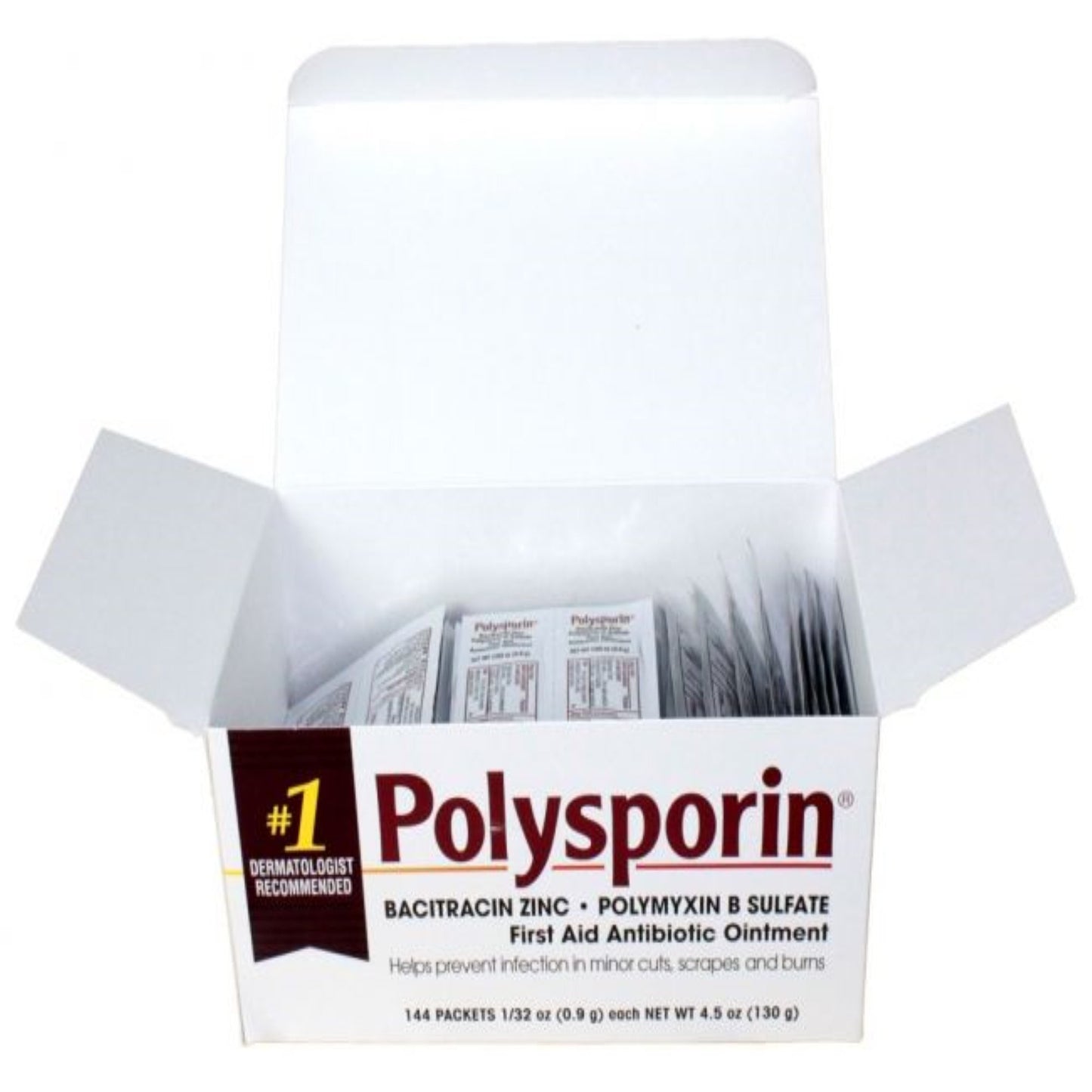 Polysporin® Bacitracin First Aid Antibiotic Packet, 144 ct.