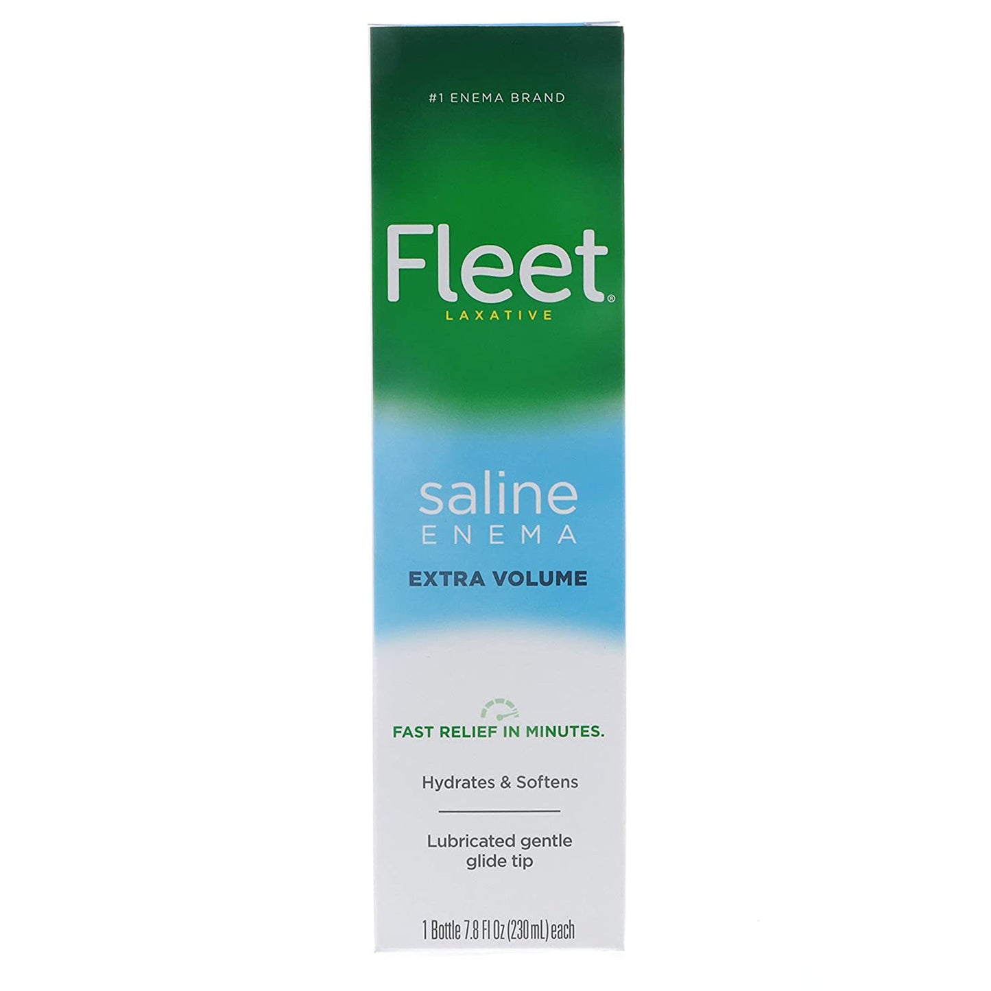 Fleet Laxative Saline Enema for Adult Constipation, 7.8 fl. oz.