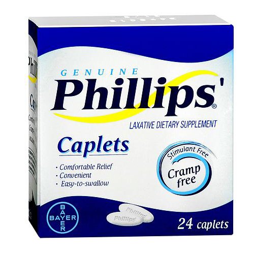 Phillips'® Magnesium Laxative Caplets, 24 ct