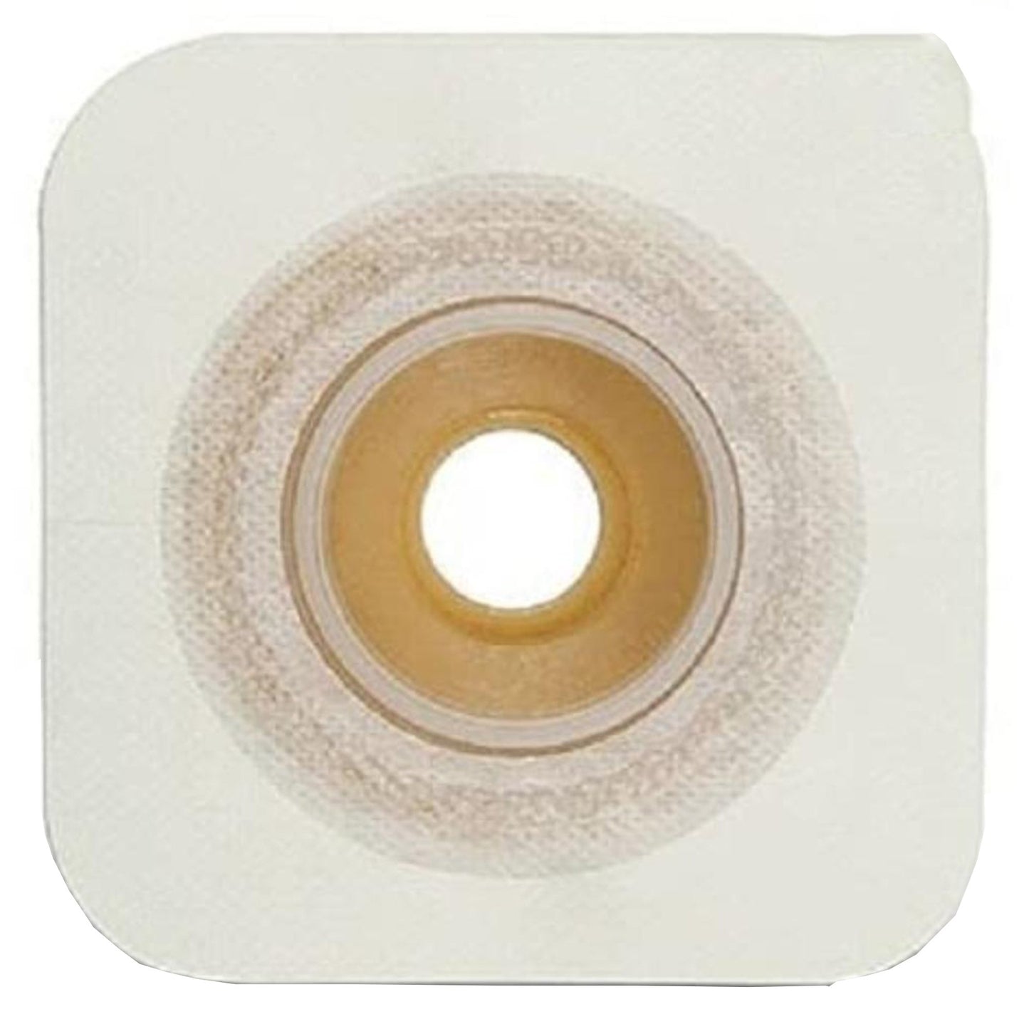 Ostomy Barrier Sur-Fit Natura® Precut, Extended Wear Durahesive® White Tape 57 mm Flange Sur-Fit® Natura® System Hydrocolloid 1-1/2 Inch Opening 5 X 5 Inch
