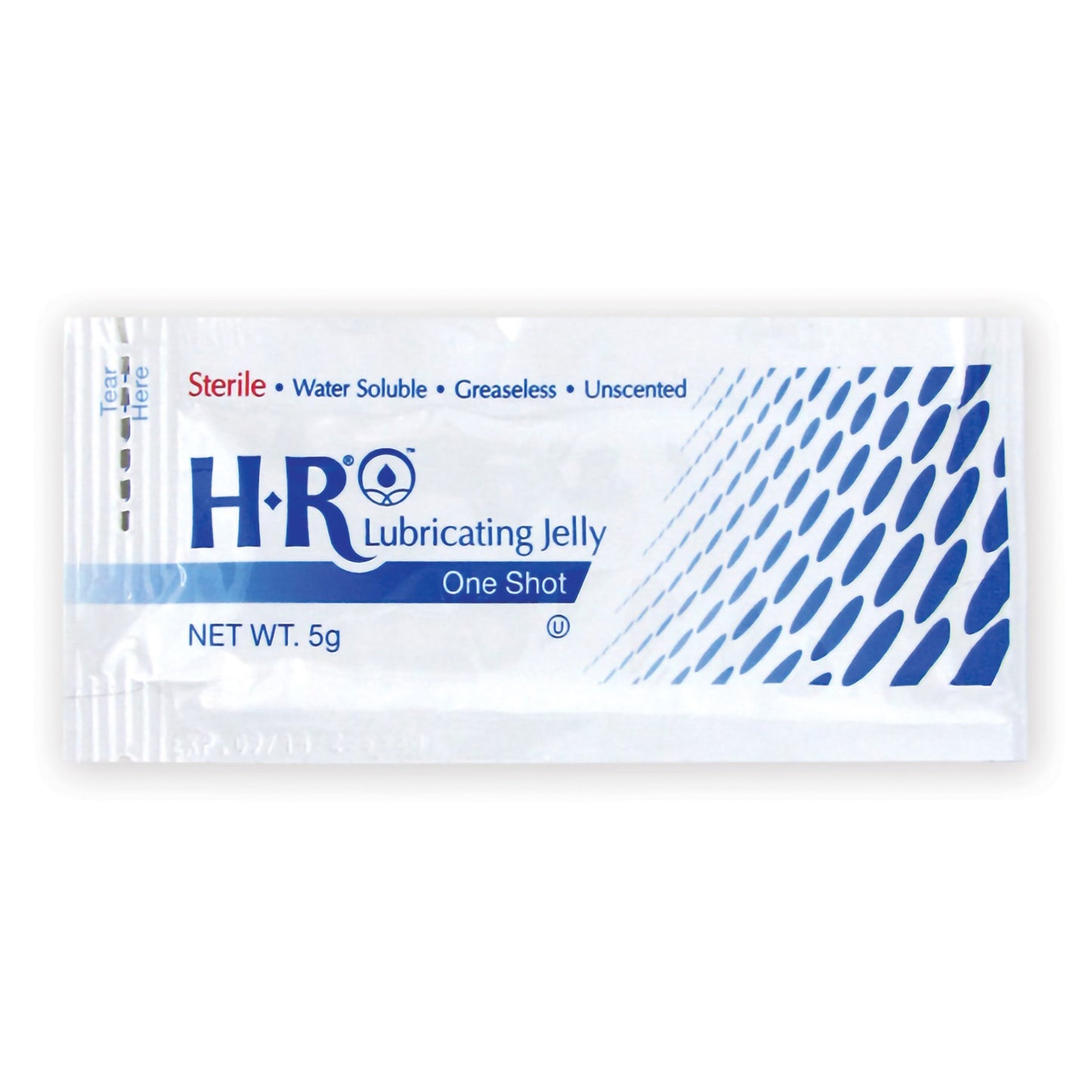 Lubricating Jelly HR® One Shot® 5 Gram Individual Packet Sterile