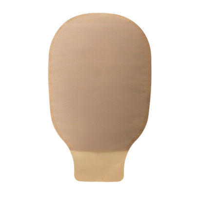 New Image™ Drainable Beige Colostomy Pouch, 9 Inch Length, Mini, 1.75 Inch Flange, 10 ct